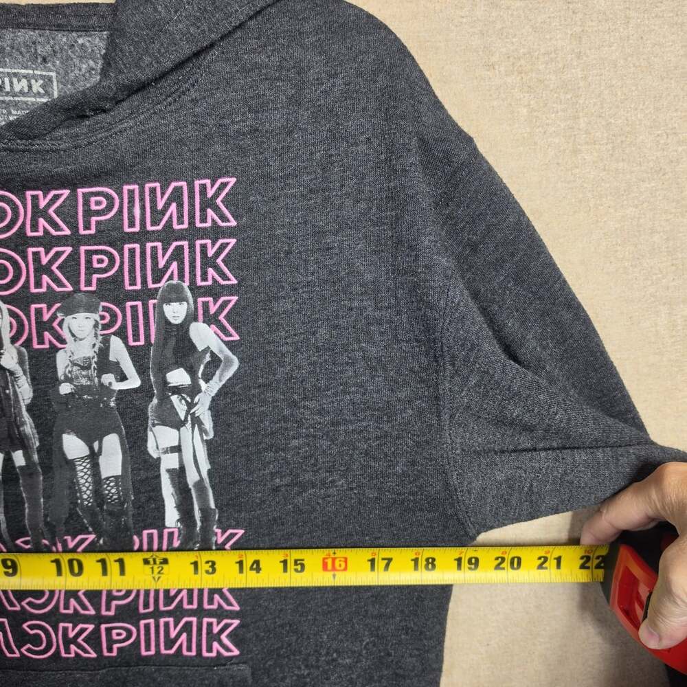 BLACKPINK Black Hoodie Womens Size Small K-pop Group - Picture 5 of 8